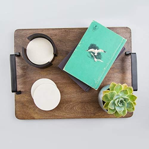 Thirstystone Round Natural Sandstone Coaster 4 Pack