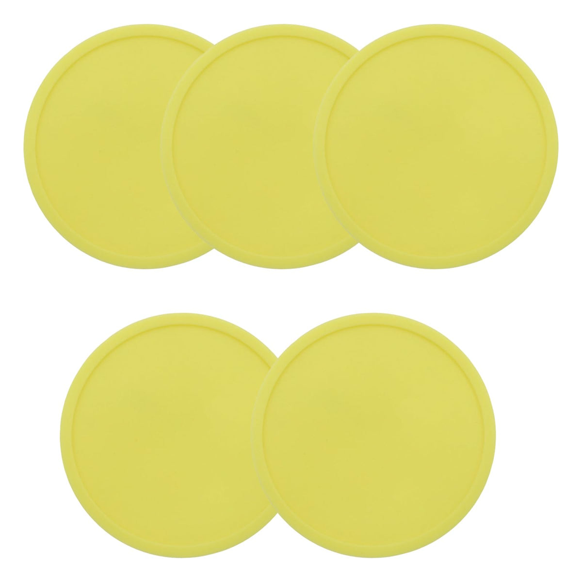 5 Pack Pink Coasters,Non-Slip Cup Coasters for Tables,Office, Desks,Kitchen,Bar,Drink Coasters,3.93inch