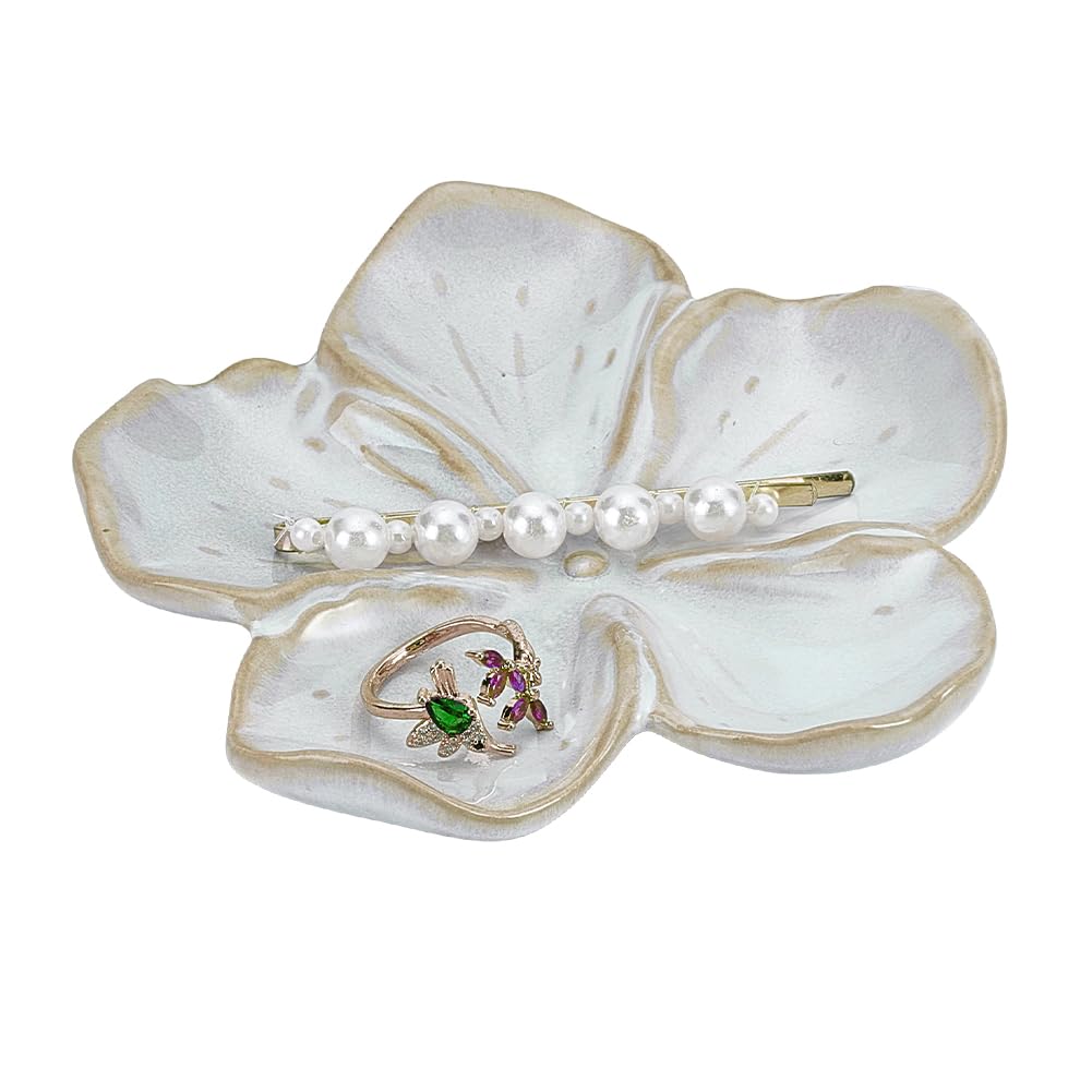 Ceramic Jewelry Dish Tray Small Trinket Tray Ring Holder