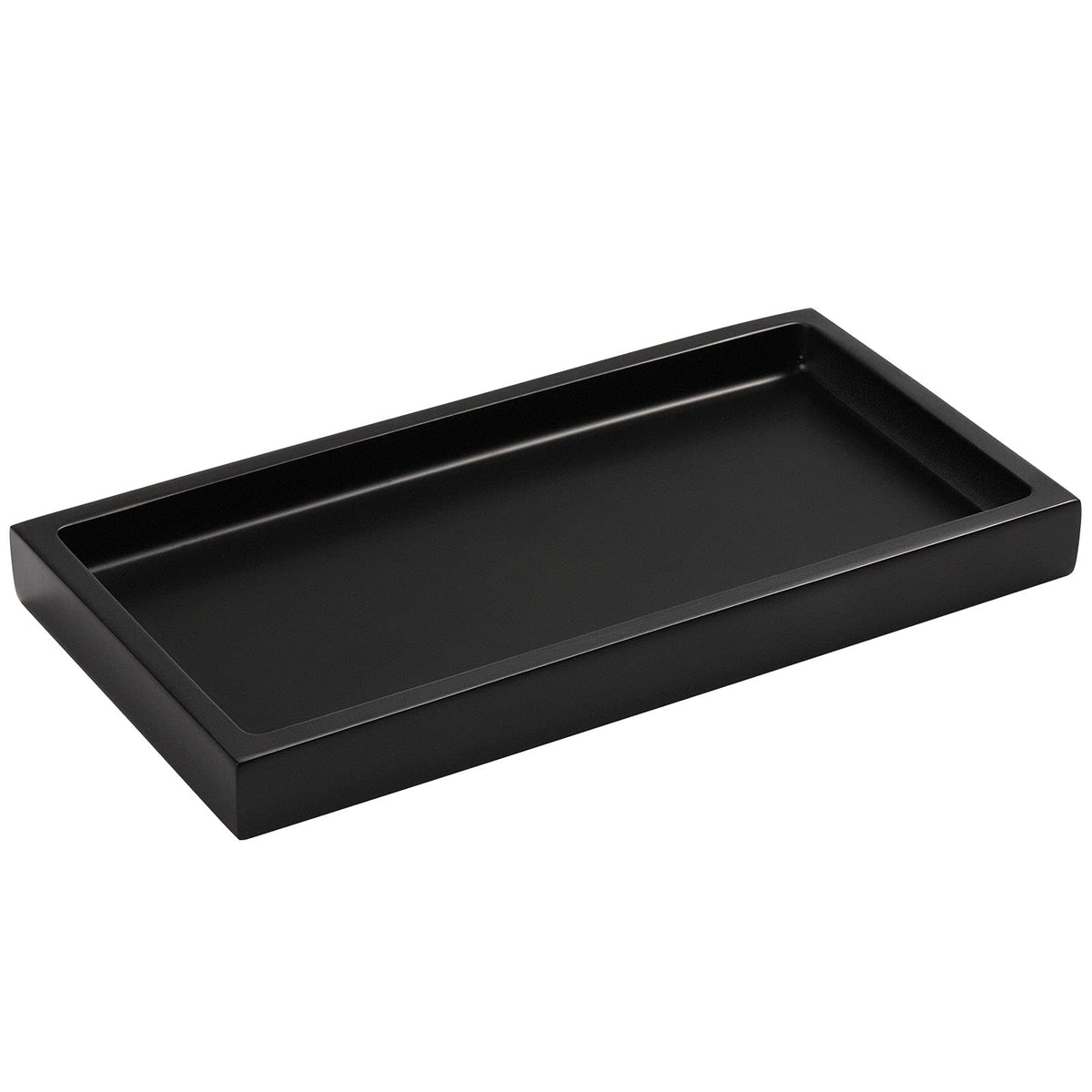 Luxspire Resin Bathroom Tray for Countertop Organizer, Mini, White Marble