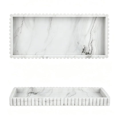 Nevado Silicone Rectangle Vanity Tray Small Decorative Tray (Beige)