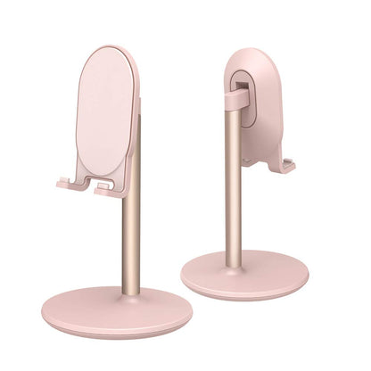Bright Stone Phone Stand for Desk, Adjustable Cell Phone Holder for Desk, Compatible with 4"-12.9" Phones/Tablet/iPhone/iPad/Switch (White)