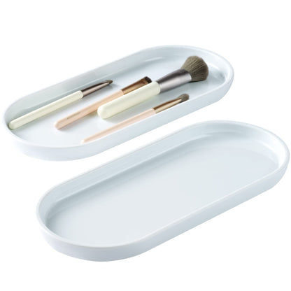 SheeChung Metal Vanity Tray, Bathroom Counter Storage Tray, Bronze 2 Pack