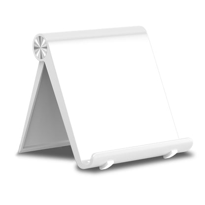 Cell Phone Foldable Stand for Desk, Portable Cell Phone Holder, Adjustable Tablet Dock, Office Desk Accessories for iPhone 17 16 15 14 13 Pro Max Air, Galaxy S25, S24, Black