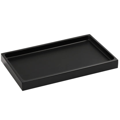 Luxspire Resin Bathroom Tray for Countertop Organizer, Mini, White Marble