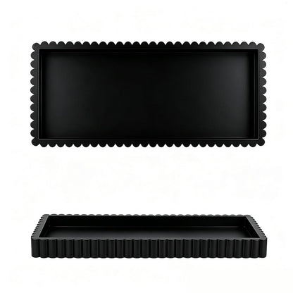 Nevado Silicone Rectangle Vanity Tray Small Decorative Tray (Beige)
