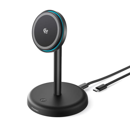 THREEKEY Magnetic Charging Stand Qi2 25W Fast Charging with Cooling Fan