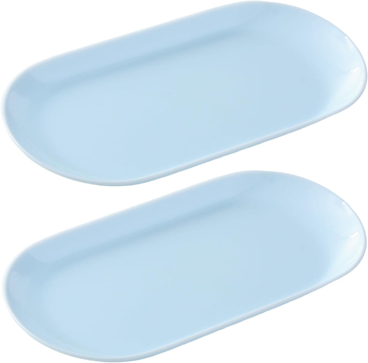 SUTOKAKA 2 Pack Pink Plastic Jewelry Tray Decorative Dish