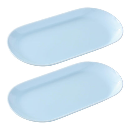 SUTOKAKA 2 Pack Pink Plastic Jewelry Tray Decorative Dish