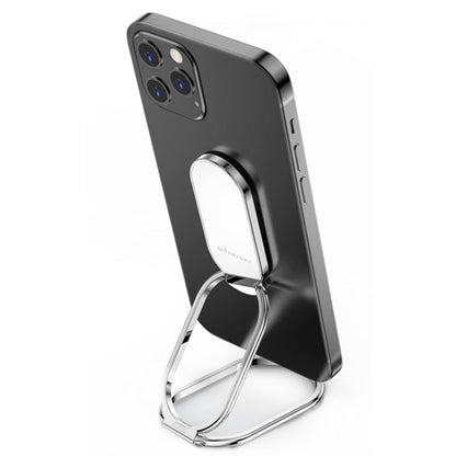 Phone Ring Holder Finger Kickstand 360°Rotation Cellphone Back Grip Foldable Cell Phone Stand for Desk Compatible with iPhone iPad Smartphones Tablets (Gun Black)