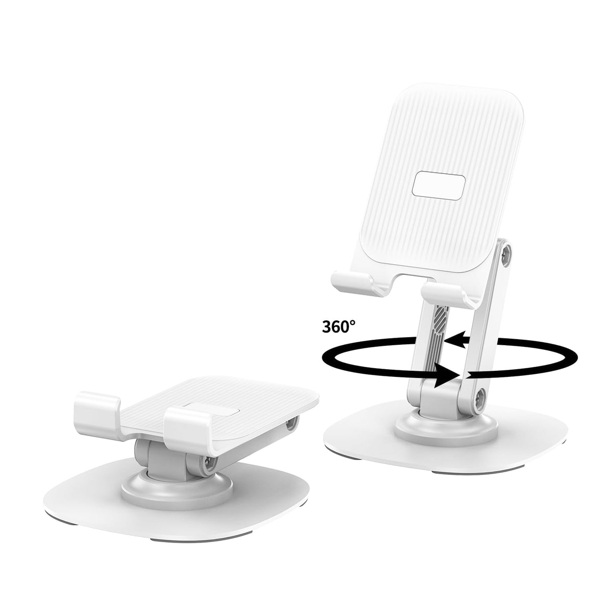 360° Rotating Cell Phone Stand for Desk (K69-Black)