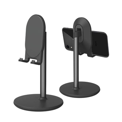 Bright Stone Phone Stand for Desk, Adjustable Cell Phone Holder for Desk, Compatible with 4"-12.9" Phones/Tablet/iPhone/iPad/Switch (White)