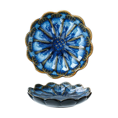 JAMEND CLXP Lotus Leaf Shape Decorative Ring Tray, Small Key Bowl, Ceramic Trinket Tray Jewelry Dish Organizing Necklace Earrings, Home Decoration for Mom Best Friend Sister, Light Green.