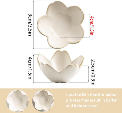 Flower Ring Holder Dish, Ceramic Jewelry Tray, Small Trinket Dish