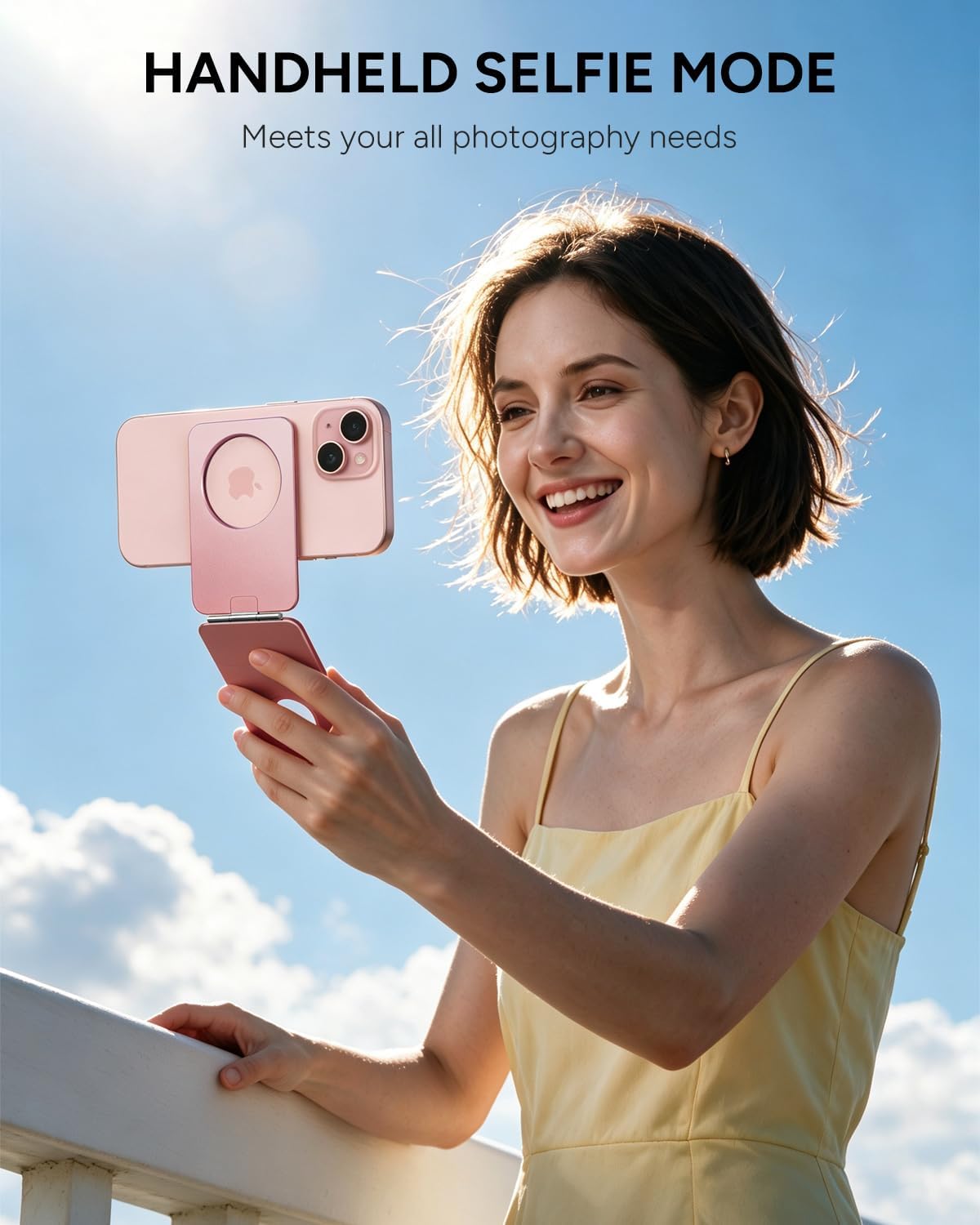 1ST IDEA Phone Tripod Stand, Portable Selfie Stick for iPhone, Ultra-Thin