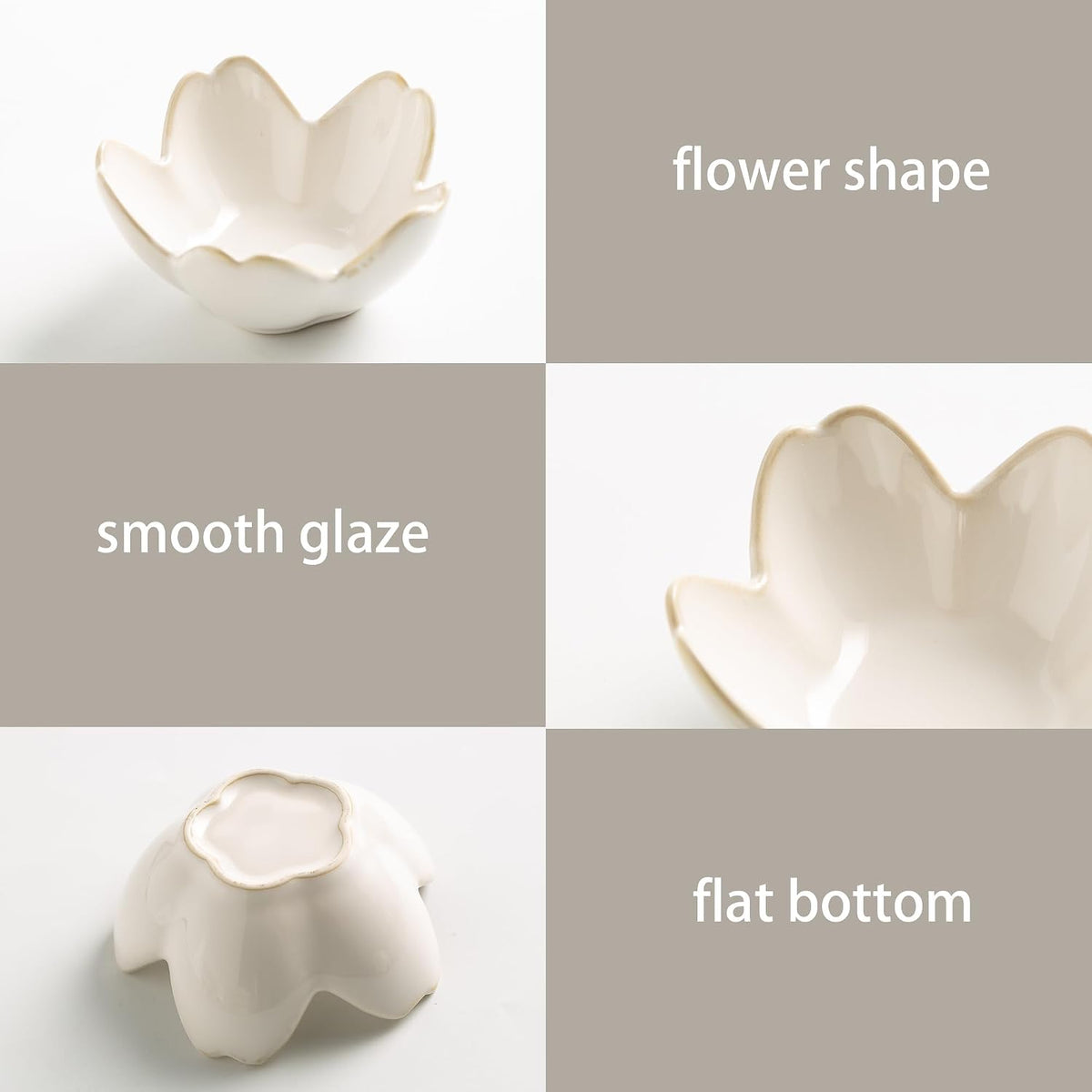 Flower Ring Holder Dish, Ceramic Jewelry Tray, Small Trinket Dish