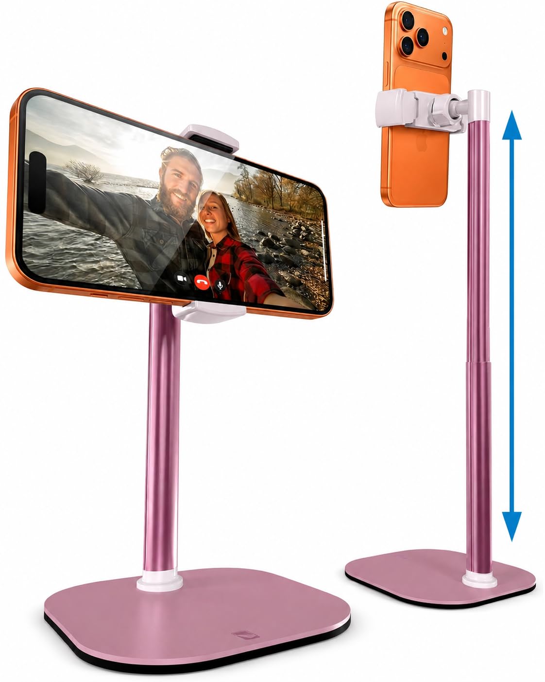 COOPER ChatStand Sturdy Cell Phone Holder, iPhone Stand for Desk, Recording