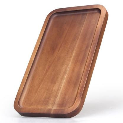 Acacia Wood Serving Tray Decor Small Cheese Charcuterie Boards Wooden Plate