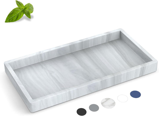 Silicone Bathroom Tray,Shatterproof Silicone Tray for Bathroom Counter