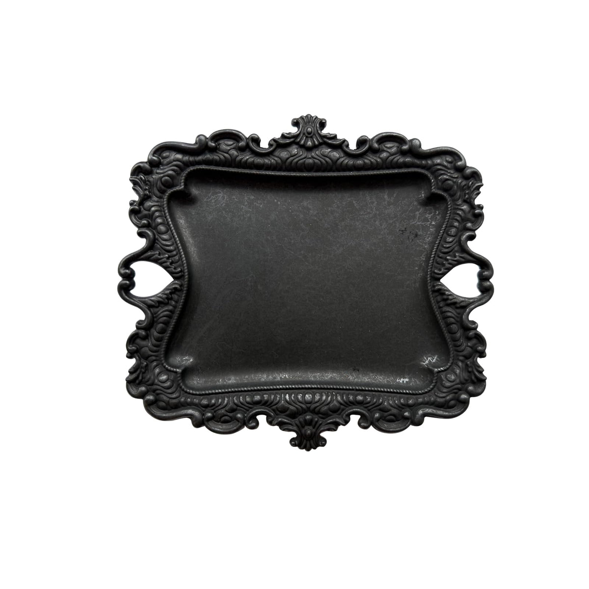 khtumeware 1 Pack Vintage Gold Jewelry Dish Antique Brass Jewelry Trays ideal for holding jewelry rings and small trinkets.