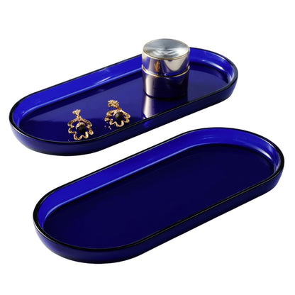 SheeChung Metal Vanity Tray, Bathroom Counter Storage Tray, Bronze 2 Pack