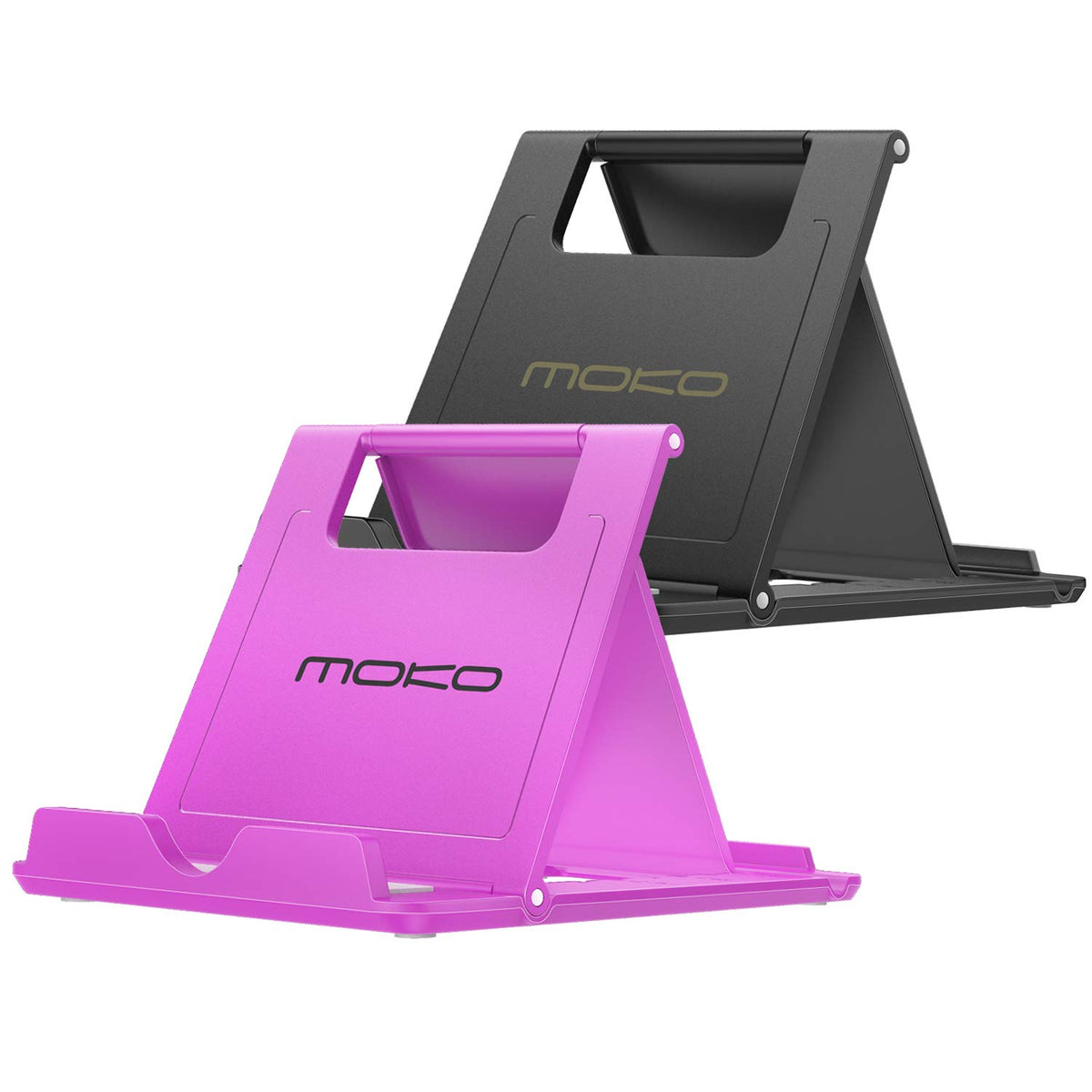 Moko 2 Pack Cell Phone Stand for Desk, Tablet Stand for 4"-11" Devices