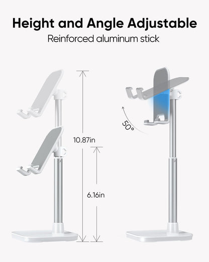 Cell Phone Stand, Phone Holder for Desk, Office Desktop iPhone Stand