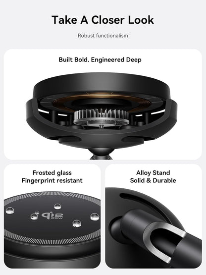 THREEKEY Magnetic Charging Stand Qi2 25W Fast Charging with Cooling Fan