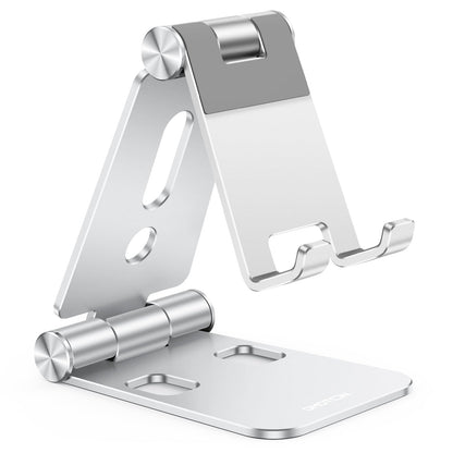 OMOTON Foldable Cell Phone Stand, C4 Portable Aluminum Phone Holder