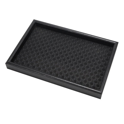 Wooden Valet Tray with Floral Base, Green Vintage Blossoms