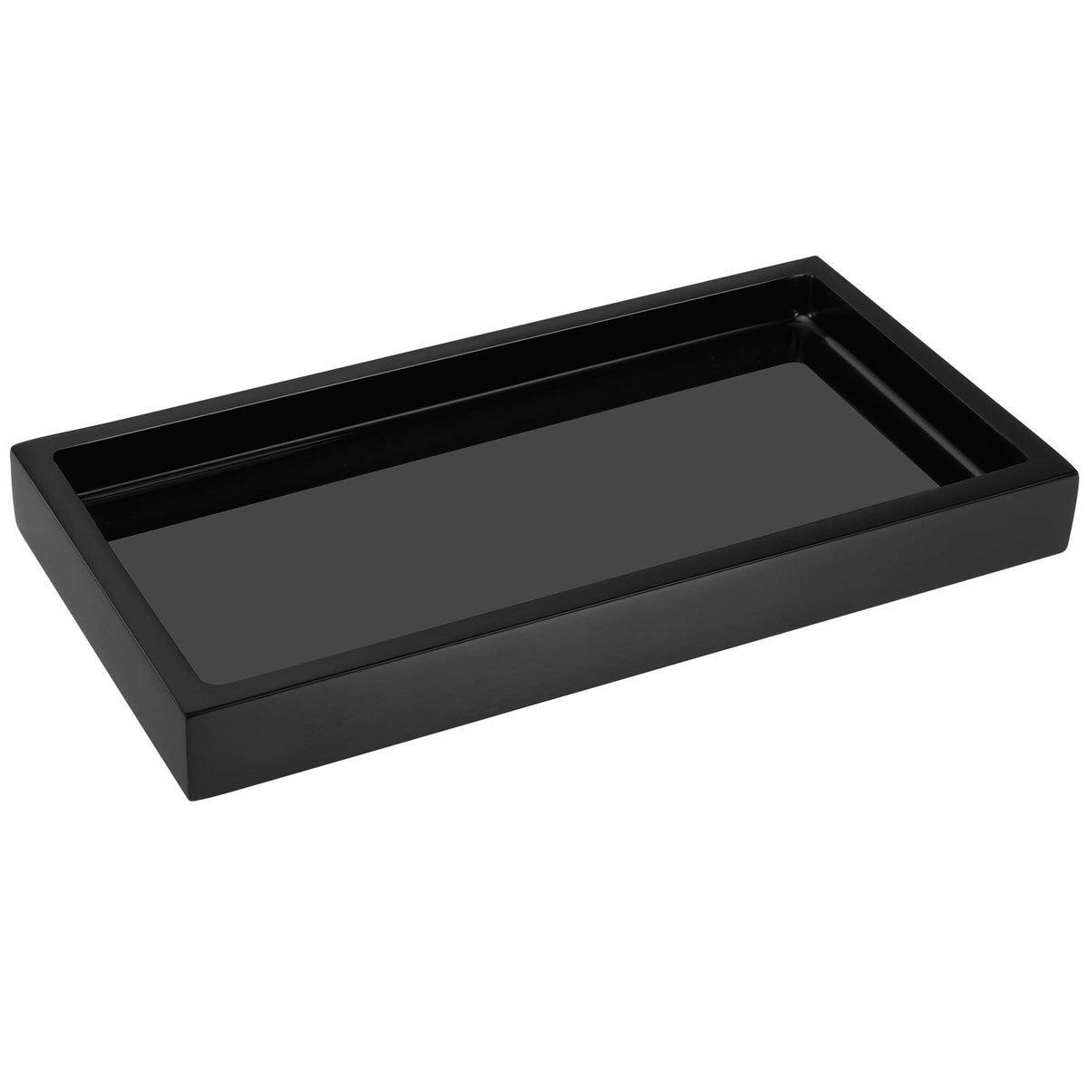 Emibele Bathroom Vanity Tray Countertop, 8" Rectangular Marble Resin Tray