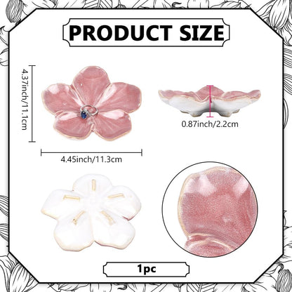 Ceramic Jewelry Dish Tray Small Trinket Tray Ring Holder