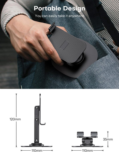 OMOTON Cell Phone Stand for Desk, 2 Pack Adjustable Foldable Phone Holder