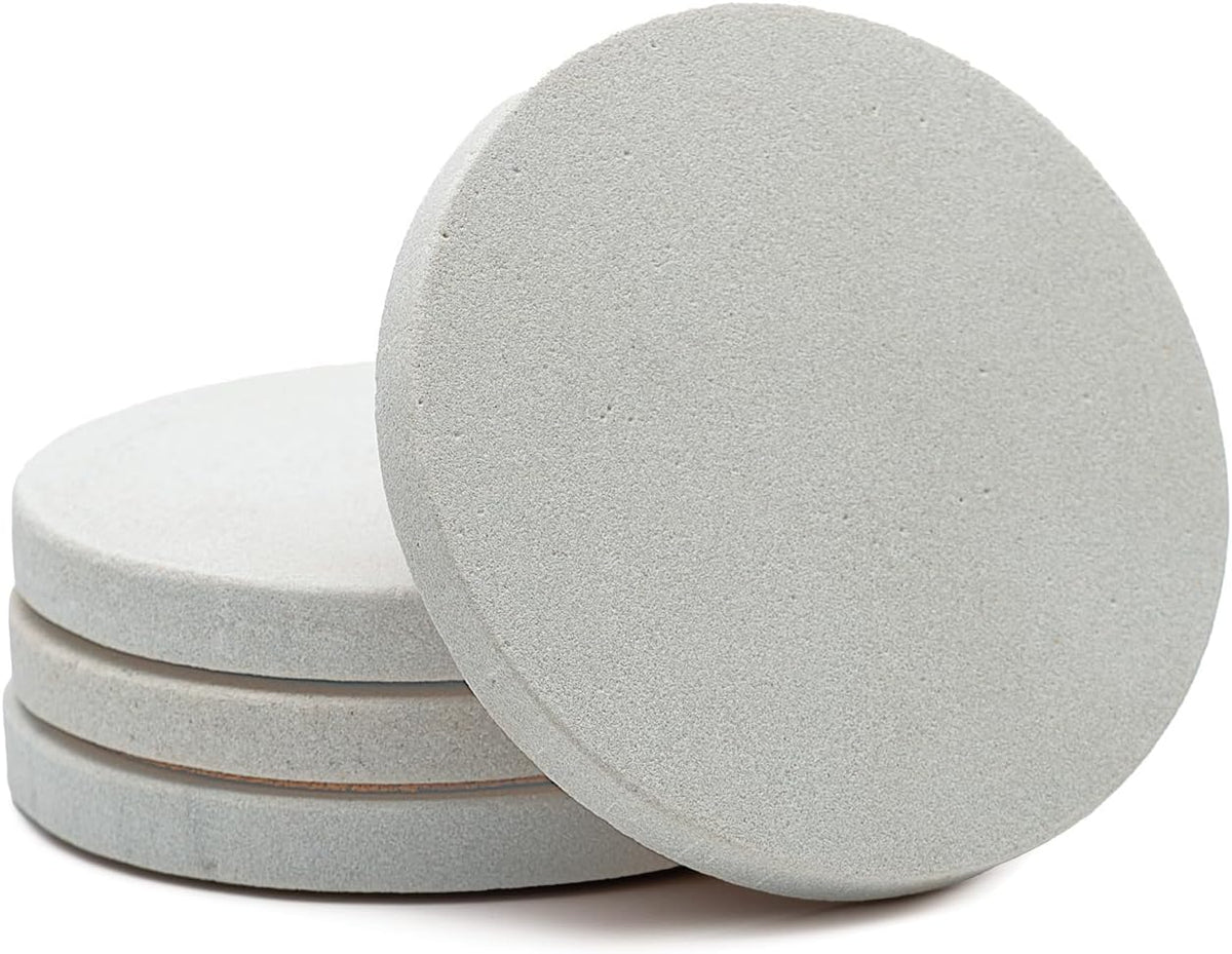 Thirstystone Round Natural Sandstone Coaster 4 Pack