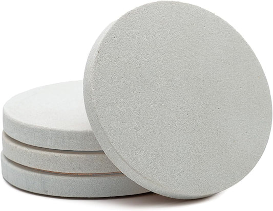 Thirstystone Round Natural Sandstone Coaster 4 Pack