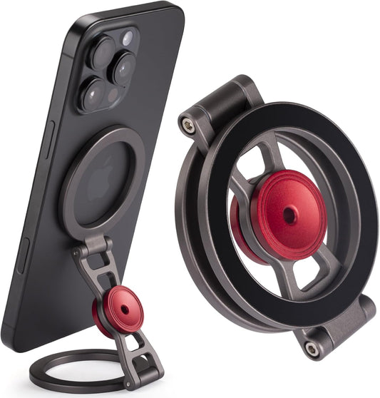Magnetic Phone Stand & Fidget Spinner Combo for MagSafe iPhone 12‑17