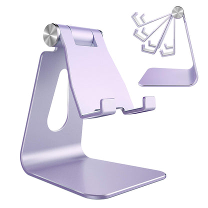 CreaDream Aluminum Cell Phone Stand, Adjustable Phone Holder for Desk