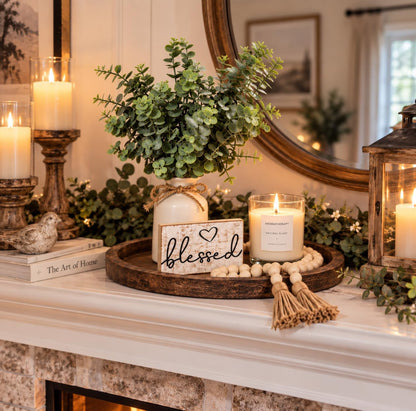 Rustic Modern Farmhouse Decor Set of 6 for Your Living Room