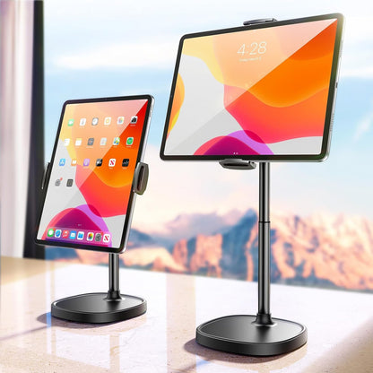 DIMONCOAT Phone Stand for Desk Angle Height Adjustable Phone Holder iPhone