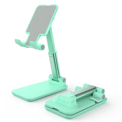 Cell Phone Stand, Adjustable Angle and Height Cell Phone Holder for Desk, Foldable and Portable, Anti-Slip Silicone Pad, Compatible with All Mobile Phones and 4-8 Inch Devices, Pink
