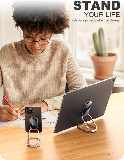 A-LuGei Phone Kickstand Ring Holder, Cell Phone Grips, Phone Stand for Desk