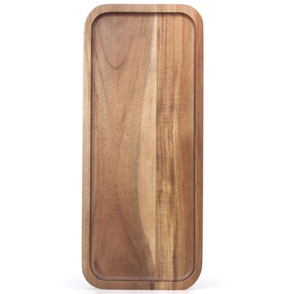 Acacia Wood Serving Tray Decor Small Cheese Charcuterie Boards Wooden Plate