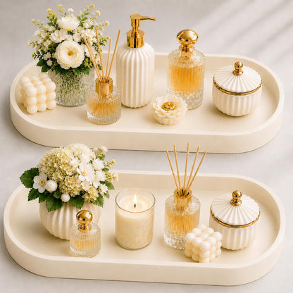 Bathroom Tray,Vanity Tray,Perfume Tray for Makeup,Perfume,Trinket