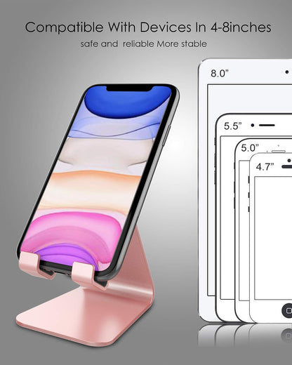 CreaDream Phone Stand Holder, Aluminum Phone Stand for Desk