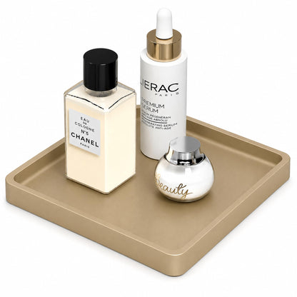 Weenson Small Bathroom Vanity Tray for Countertop Makeup Perfume Jewelry Decor Candle Keys, Small Black Kitchen Tray for Soap Dispenser Spice Bamboo Toilet Tray 7.9" L x 4" W x 0.79" H