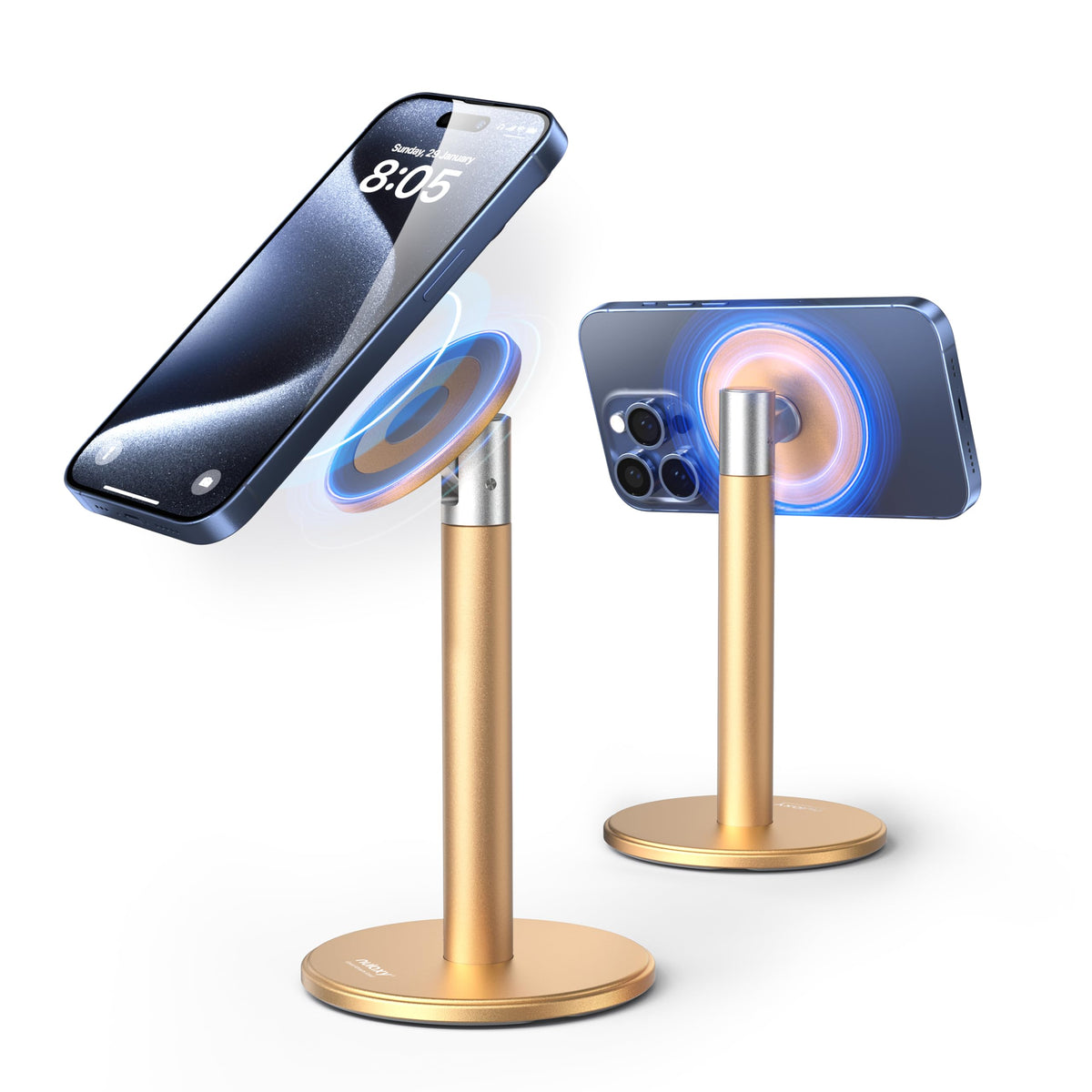 Nulaxy Magnetic Full Aluminum Cell Phone Stand with 360 Rotating Adjustment