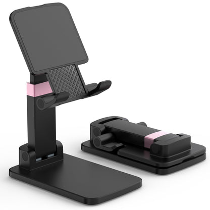 Cell Phone Stand for Desk, Adjustable Height & Angle Phone Holder, Foldable Portable Stand with Anti-Slip Silicone Pad, Compatible with iPhone and All Smartphones 4–8 Inch, Purple