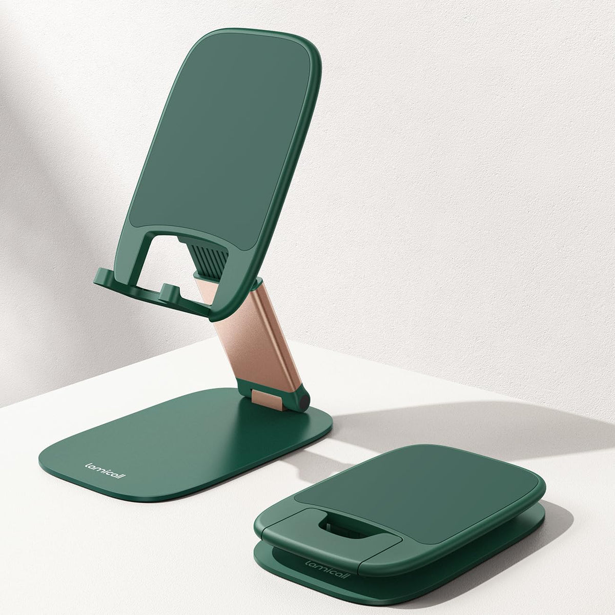 Lamicall Ultra-Thin Cell Phone Stand, Foldable Cellphone Holder for Desk