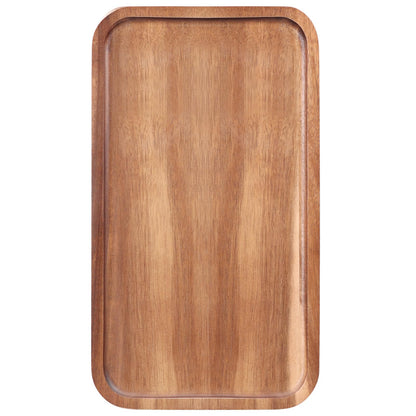 Acacia Wood Serving Tray Decor Small Cheese Charcuterie Boards Wooden Plate