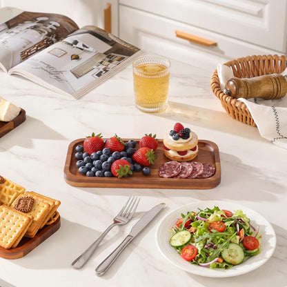 Small Wooden Tray and Platter, Mini Charcuterie Boards, 10"x5.5"